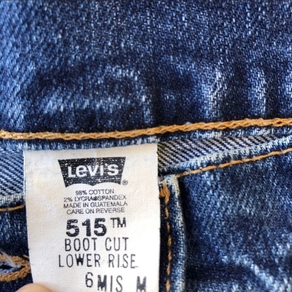 Levi's 515 Boot Cut Jeans Size 6/ M - Picture 4 of 8